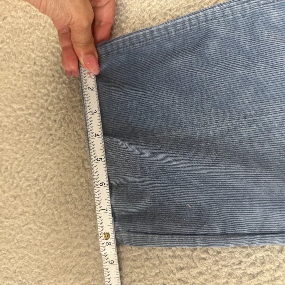 Vintage Levi's Corduroy Pants 34x31 Blue‎ Made USA Talon Zip 70s